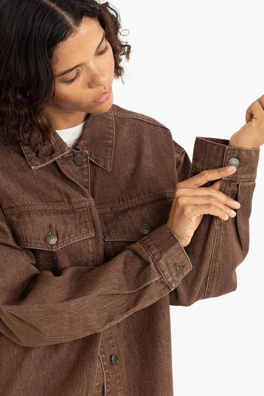 Rhythm Oversized Denim Jacket sold by JUNE SWIMWEAR product image thumbnail 3