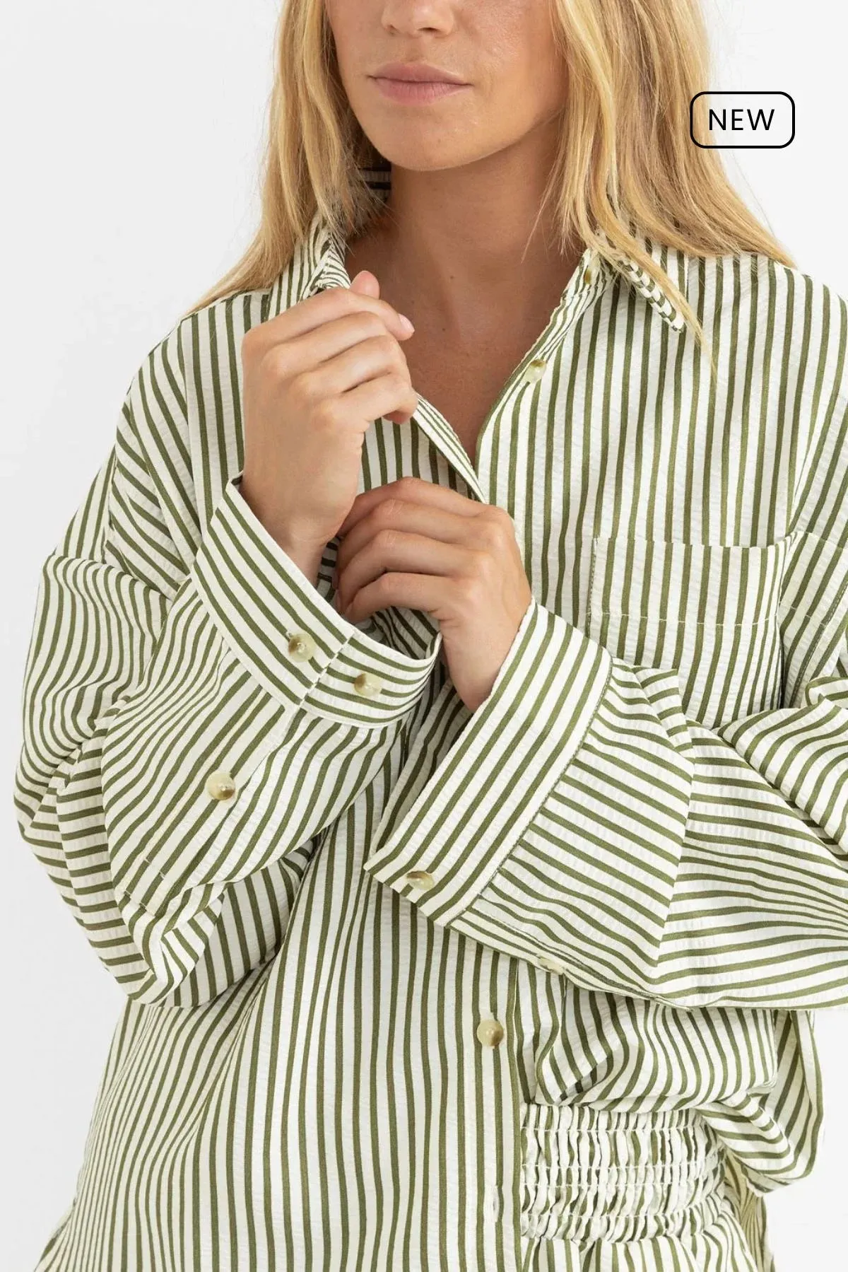 Rhythm Cove Stripe Long Sleeve Shirt sold by JUNE SWIMWEAR product image thumbnail 2