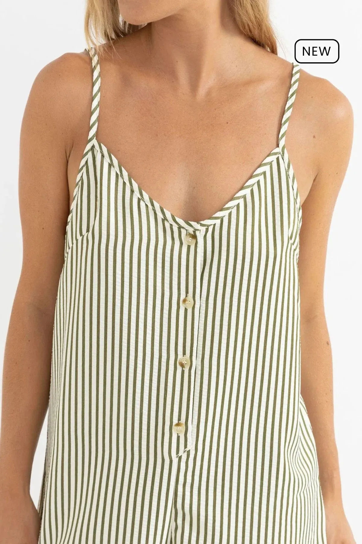 Rhythm Cove Stripe Adjustable Romper sold by JUNE SWIMWEAR product image thumbnail 2