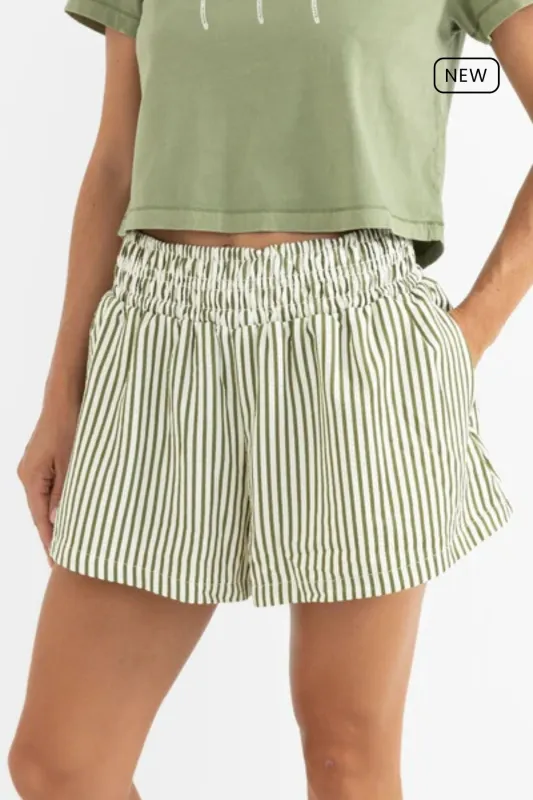 Rhythm Cove Stripe Short sold by JUNE SWIMWEAR