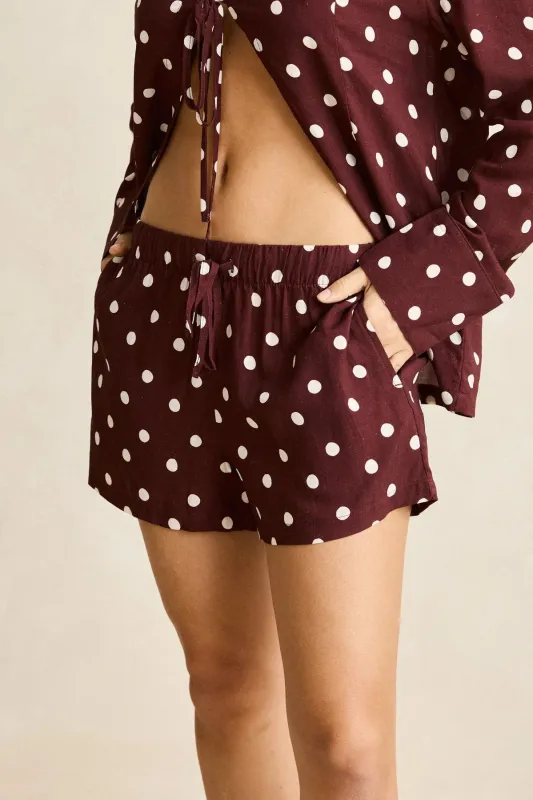 Rhythm Polka Dot Beach Short made by Rhythm.