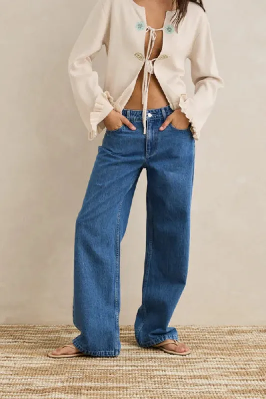 Rhythm Shoreline Denim Pant made by Rhythm.