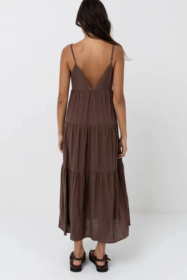 Rhythm Classic Tiered Midi Dress sold by JUNE SWIMWEAR product image thumbnail 2