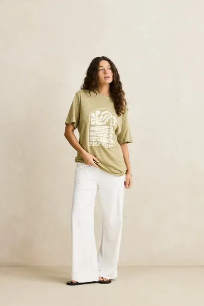 Rhythm Palm And Sun Oversize T-Shirt sold by JUNE SWIMWEAR product image thumbnail 4
