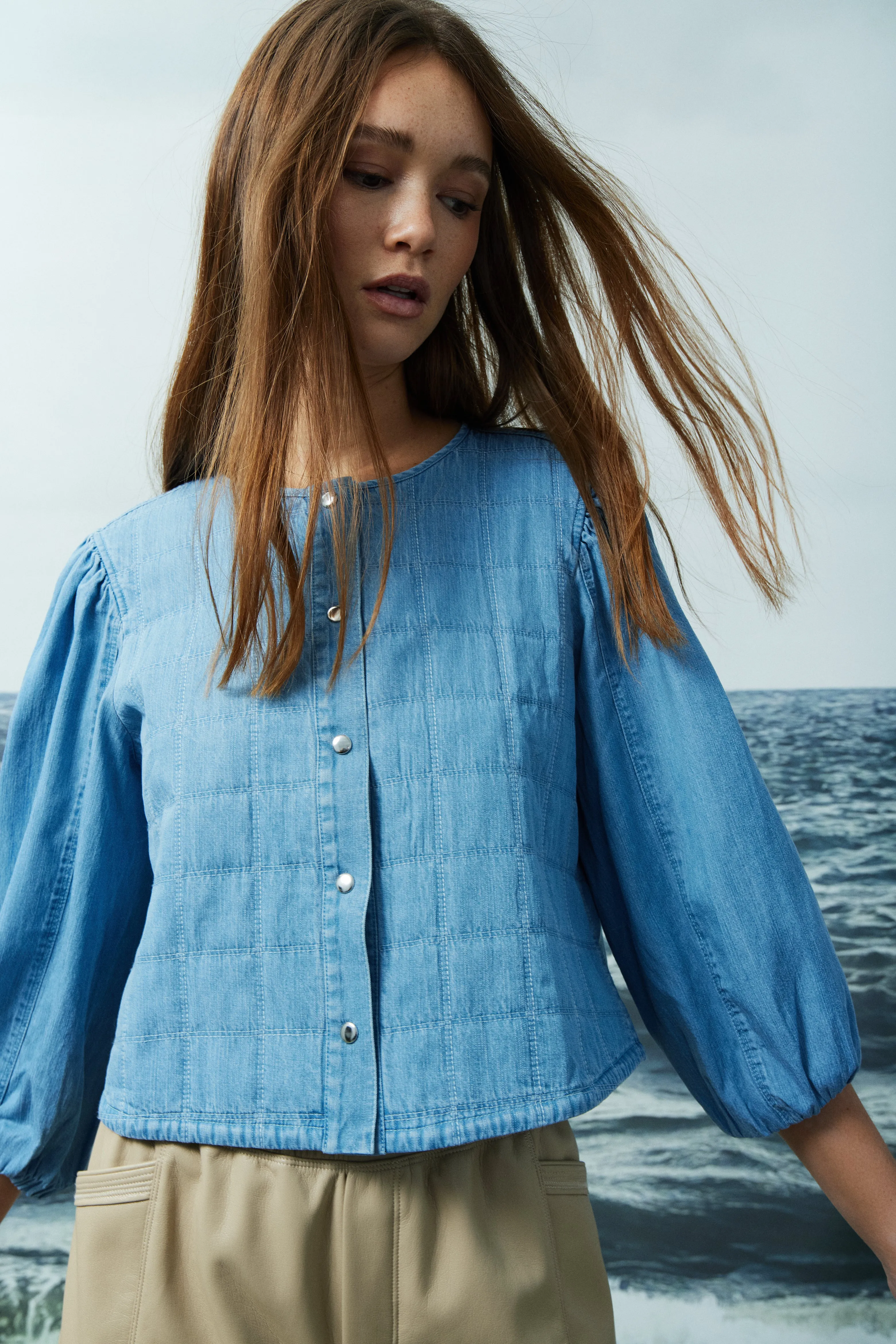 Kitty denim jacket sold by MELISSA NEPTON