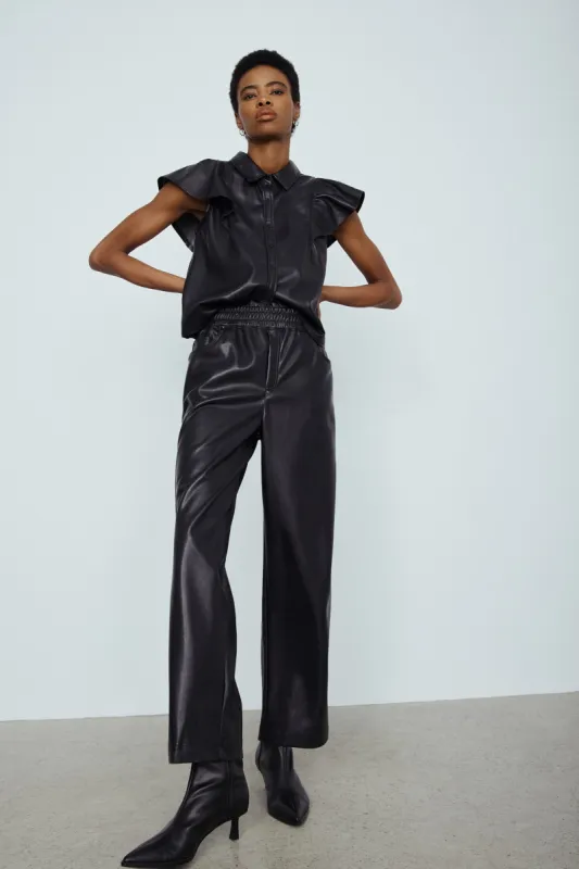 Harlow faux leather pants sold by MELISSA NEPTON