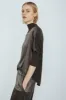 Fynn mixed media top sold by MELISSA NEPTON