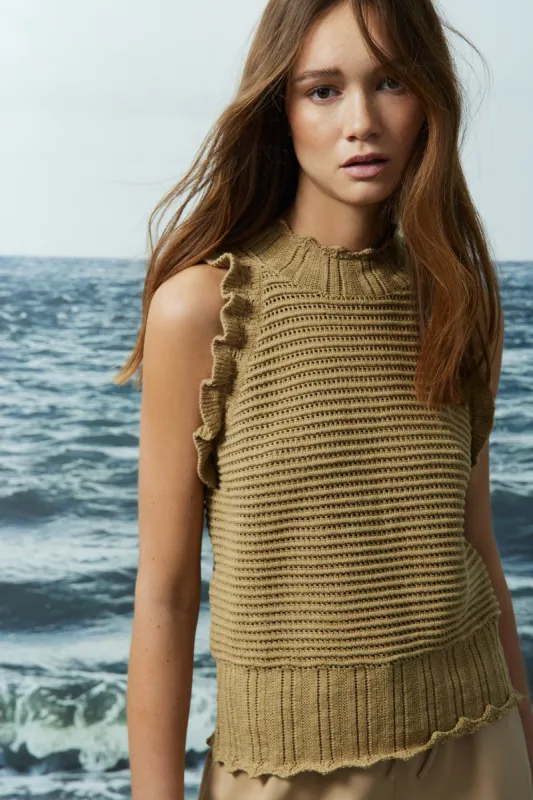 Rana crochet top sold by MELISSA NEPTON