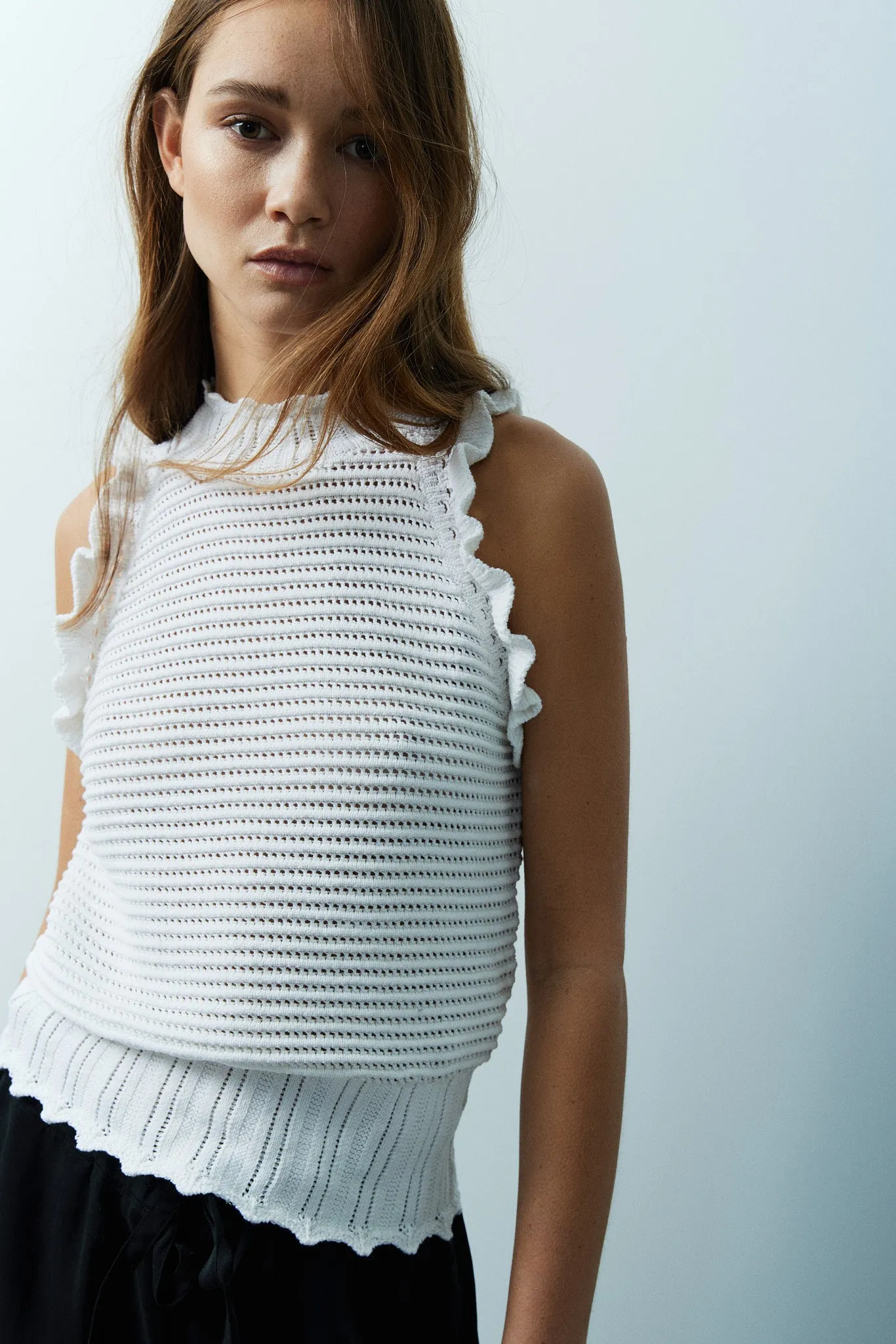 Rana crochet top sold by MELISSA NEPTON product image thumbnail 3