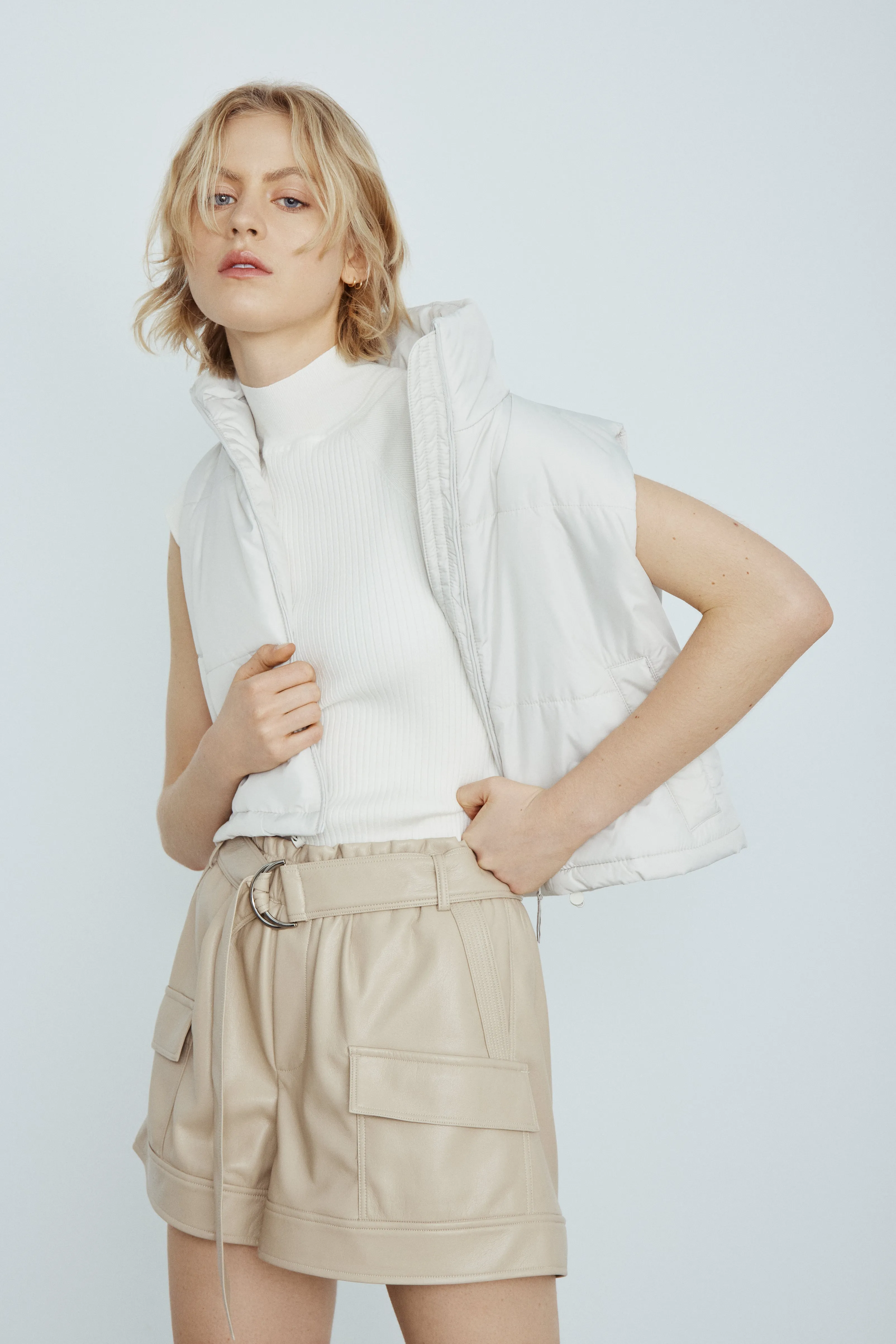 Parker faux leather shorts sold by MELISSA NEPTON product image thumbnail 3