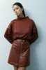 Charlyne satin top sold by MELISSA NEPTON