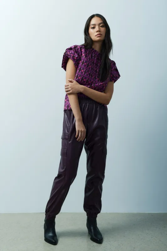 Malo faux leather jogger sold by MELISSA NEPTON