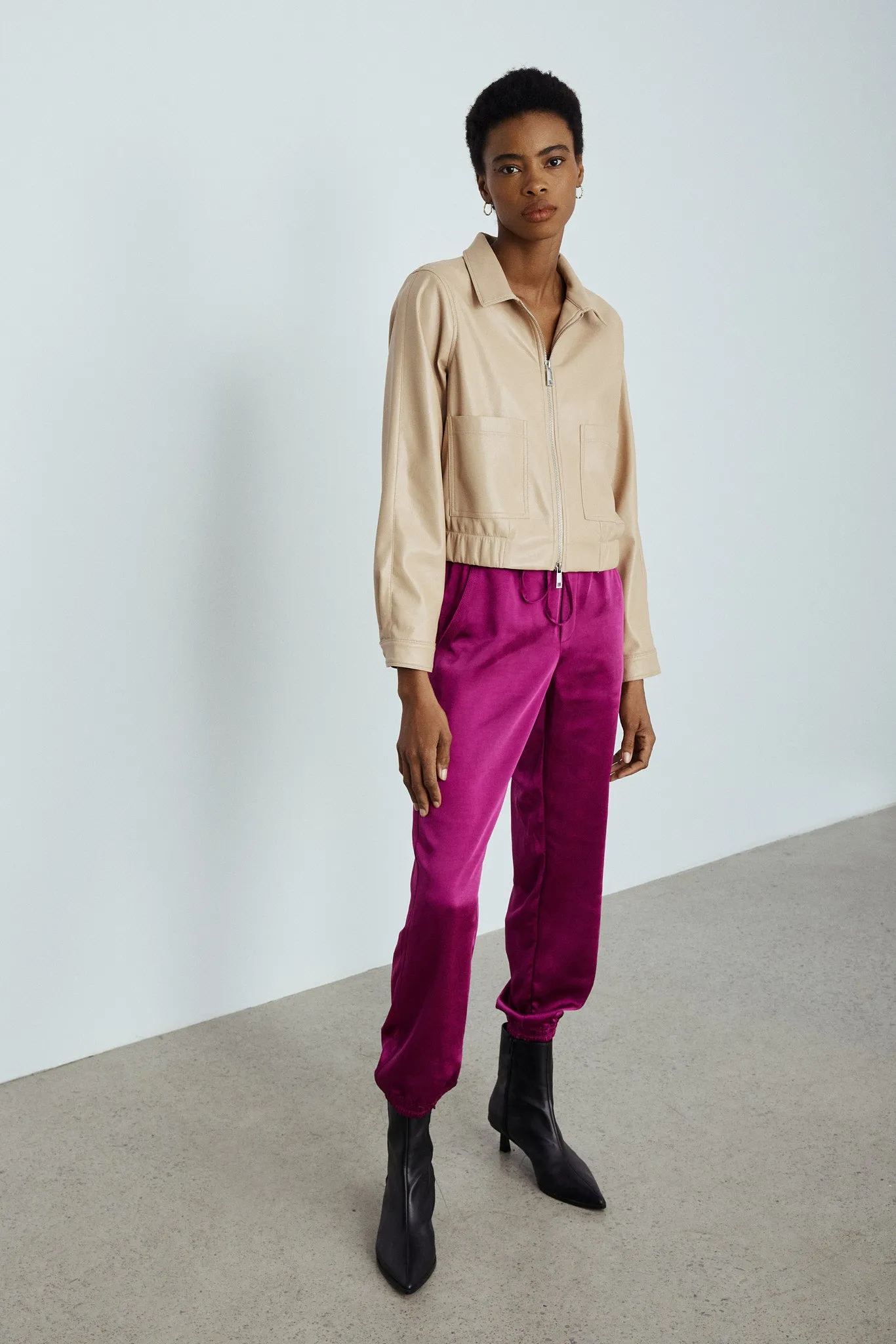 Dona faux leather jacket sold by MELISSA NEPTON product image thumbnail 3