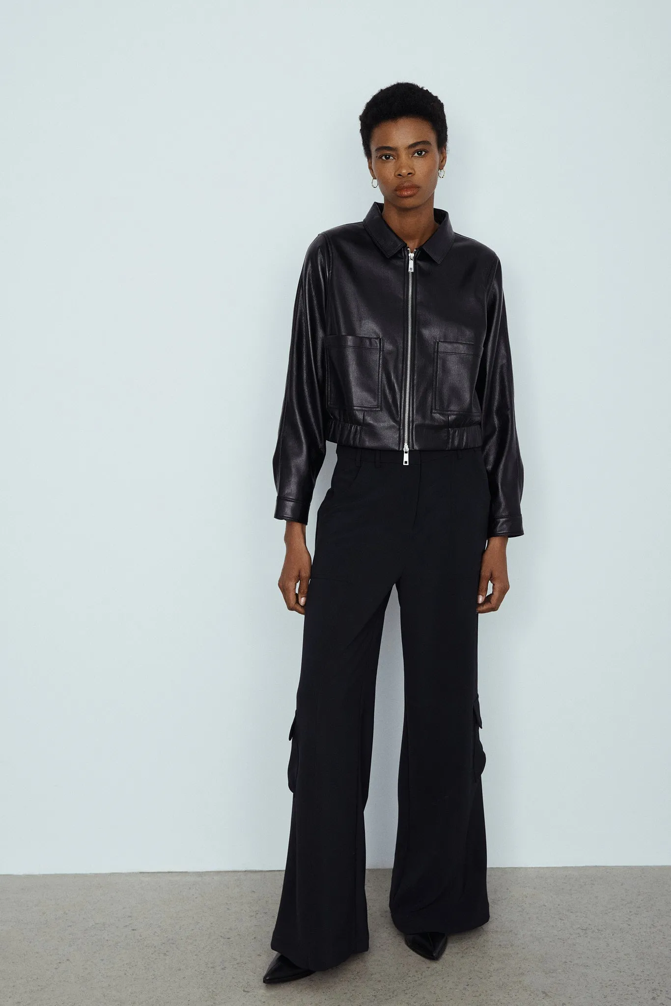 Dona faux leather jacket sold by MELISSA NEPTON