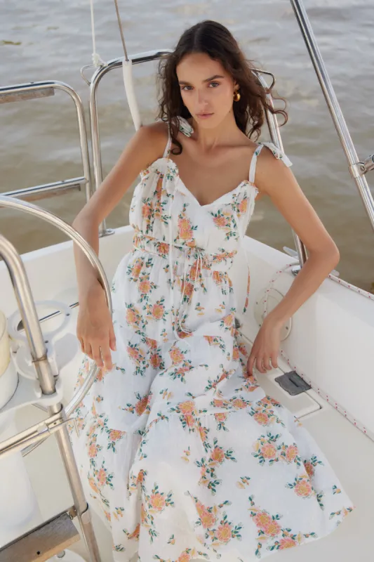 Ramy off white floral dress sold by MELISSA NEPTON