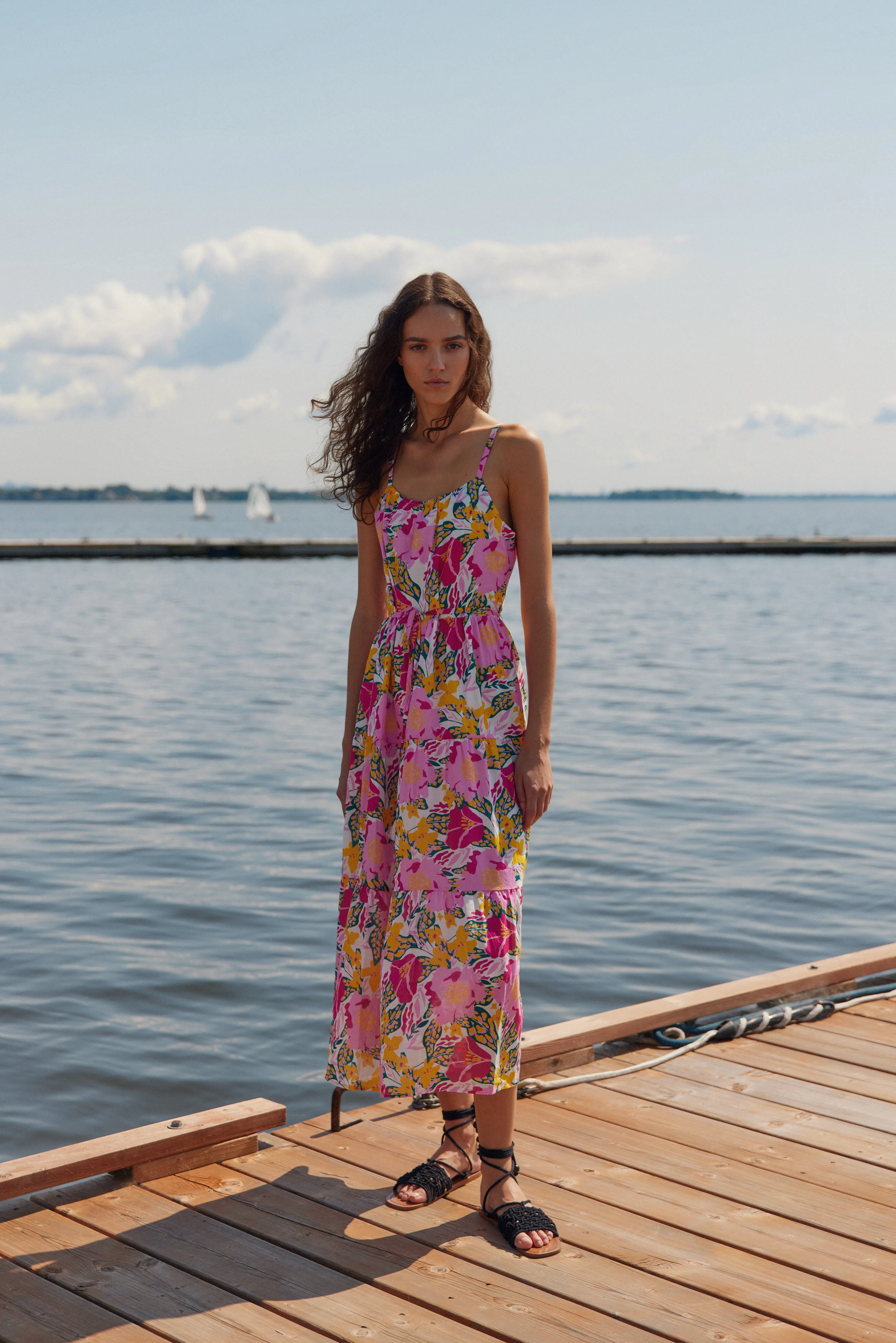 Tina bold floral dress sold by MELISSA NEPTON