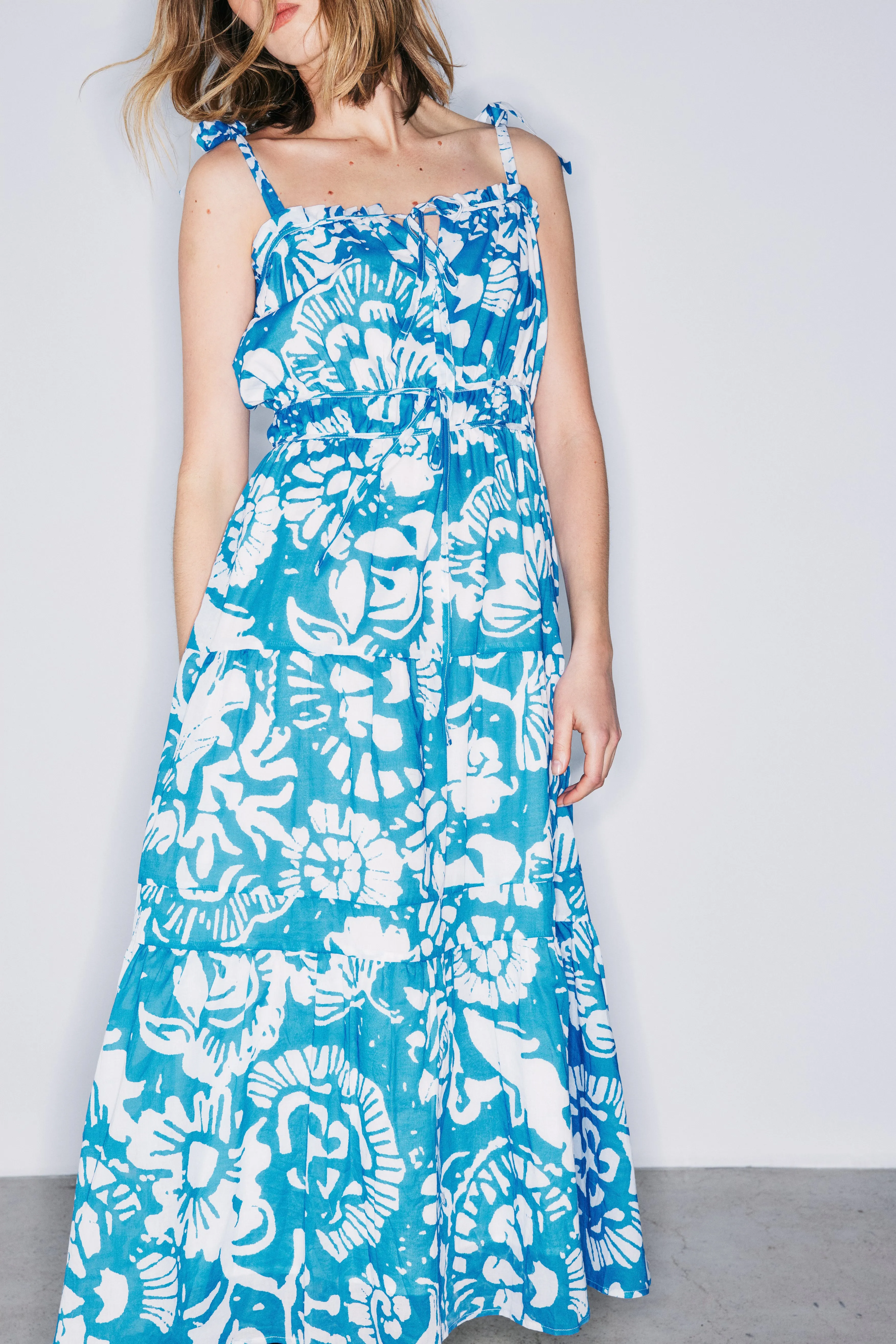 Sally batik floral cotton dress sold by MELISSA NEPTON product image thumbnail 3