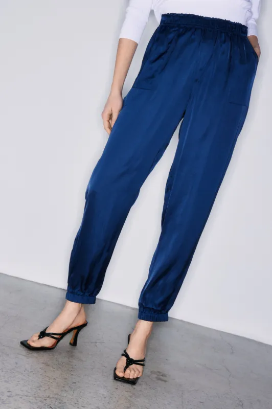 Mojave bright navy jogger sold by MELISSA NEPTON