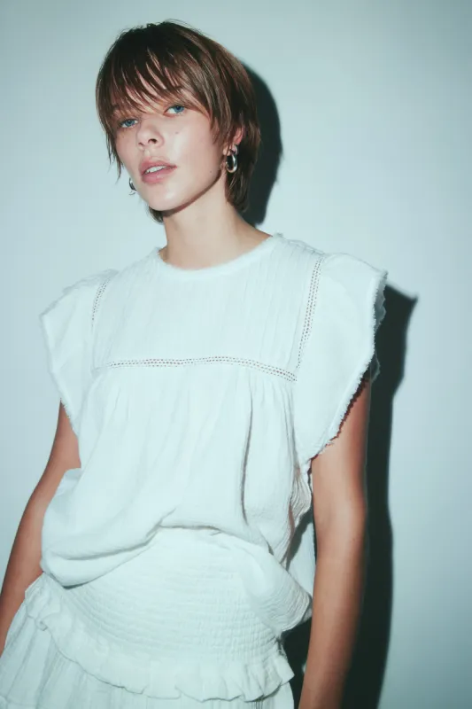 Mavis cotton blouse sold by MELISSA NEPTON