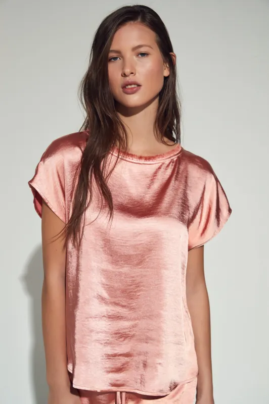 Sicilia coral tee sold by MELISSA NEPTON