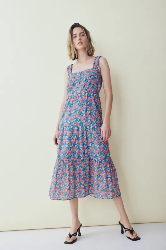 Caliente floral carnival maxi dress sold by MELISSA NEPTON