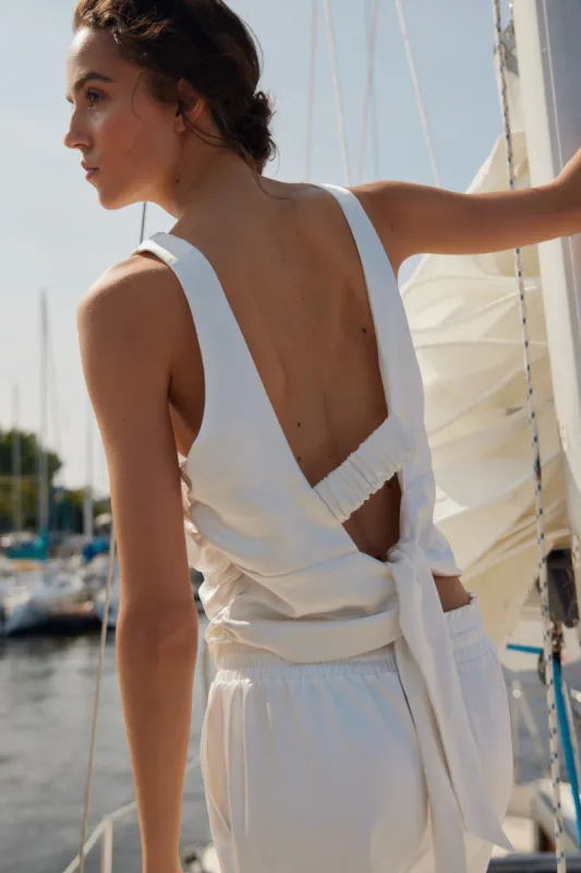 Frida off white top sold by MELISSA NEPTON