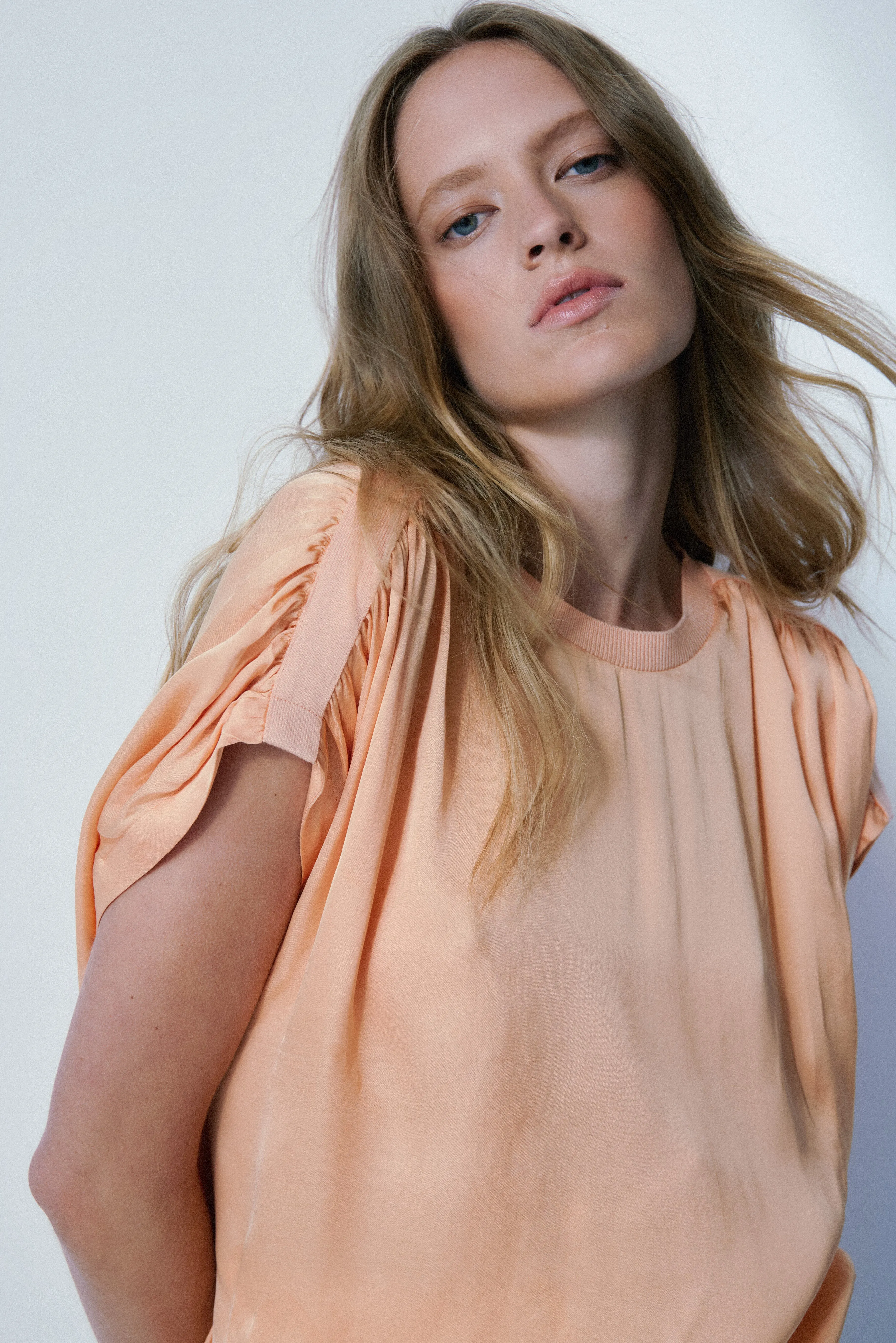 Lima tangerine top sold by MELISSA NEPTON product image thumbnail 3