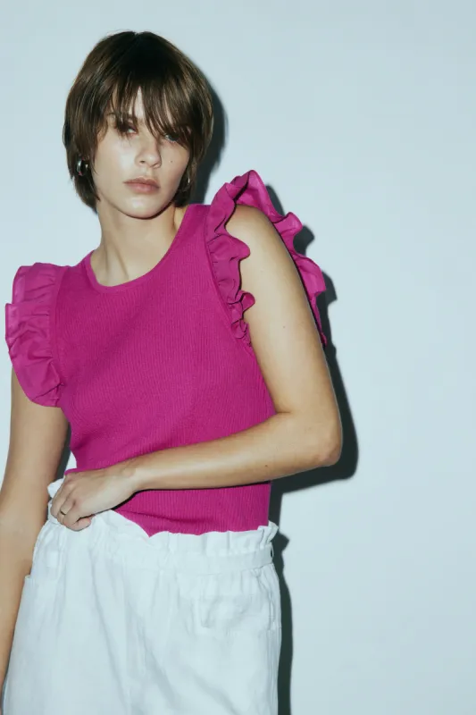 Torence pink glow top sold by MELISSA NEPTON