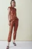 Kaja faux leather jogger sold by MELISSA NEPTON