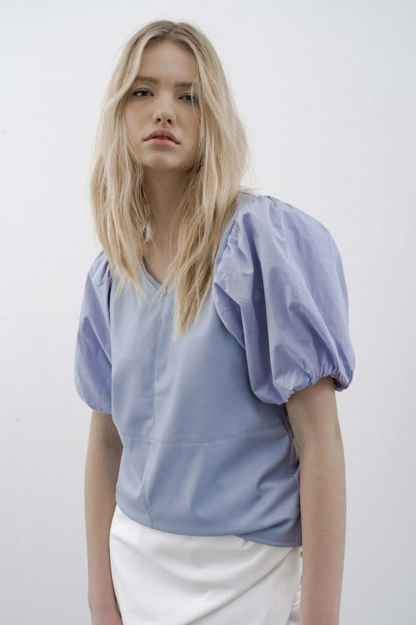 Jilla new York blue blouse sold by MELISSA NEPTON