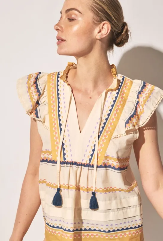 Mantra beige blouse sold by MELISSA NEPTON