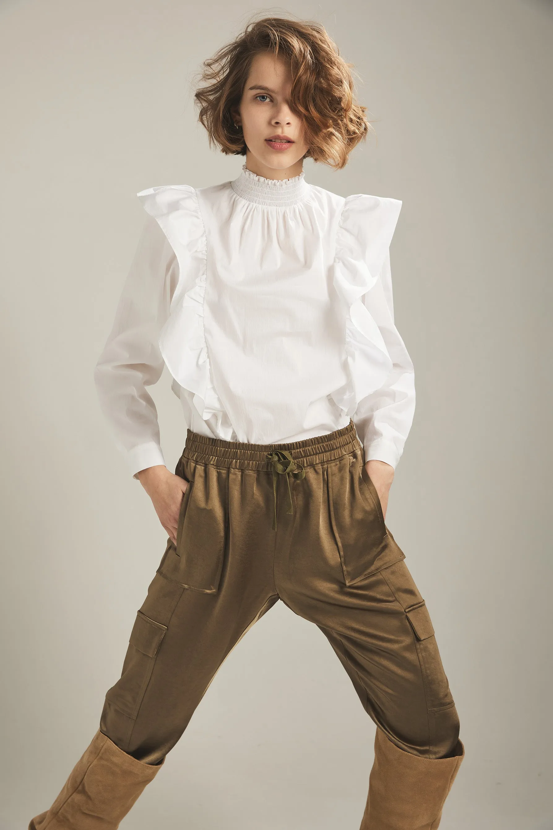 Sandra cargo pant khaki sold by MELISSA NEPTON product image thumbnail 2