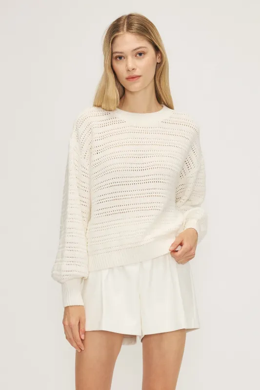 CELINA SWEATER-Off white sold by MELISSA NEPTON