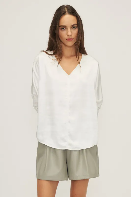 CINDY TOP-Off white sold by MELISSA NEPTON