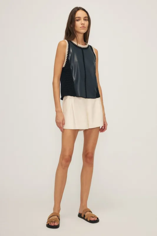 NARU TOP-Navy sold by MELISSA NEPTON