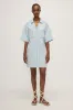 MAGDA DRESS-Bleached blue sold by MELISSA NEPTON