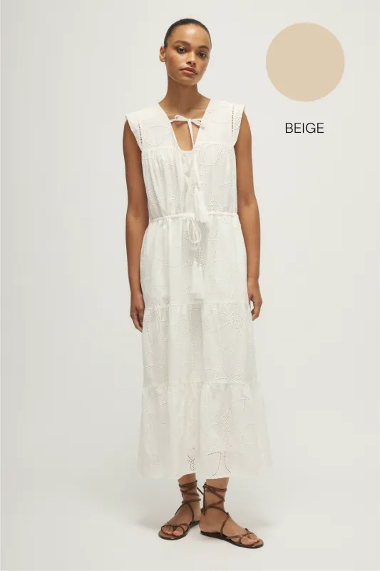 ANALYNE DRESS-Beige sold by MELISSA NEPTON