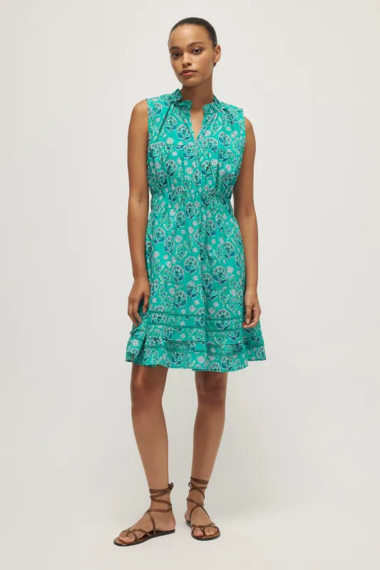 AXEL DRESS-Green bloom sold by MELISSA NEPTON