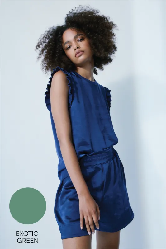 LAUREN SHORT-Exotic green sold by MELISSA NEPTON