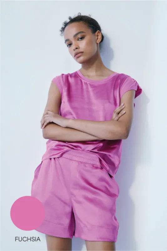 LAUREN SHORT-Fuchsia sold by MELISSA NEPTON