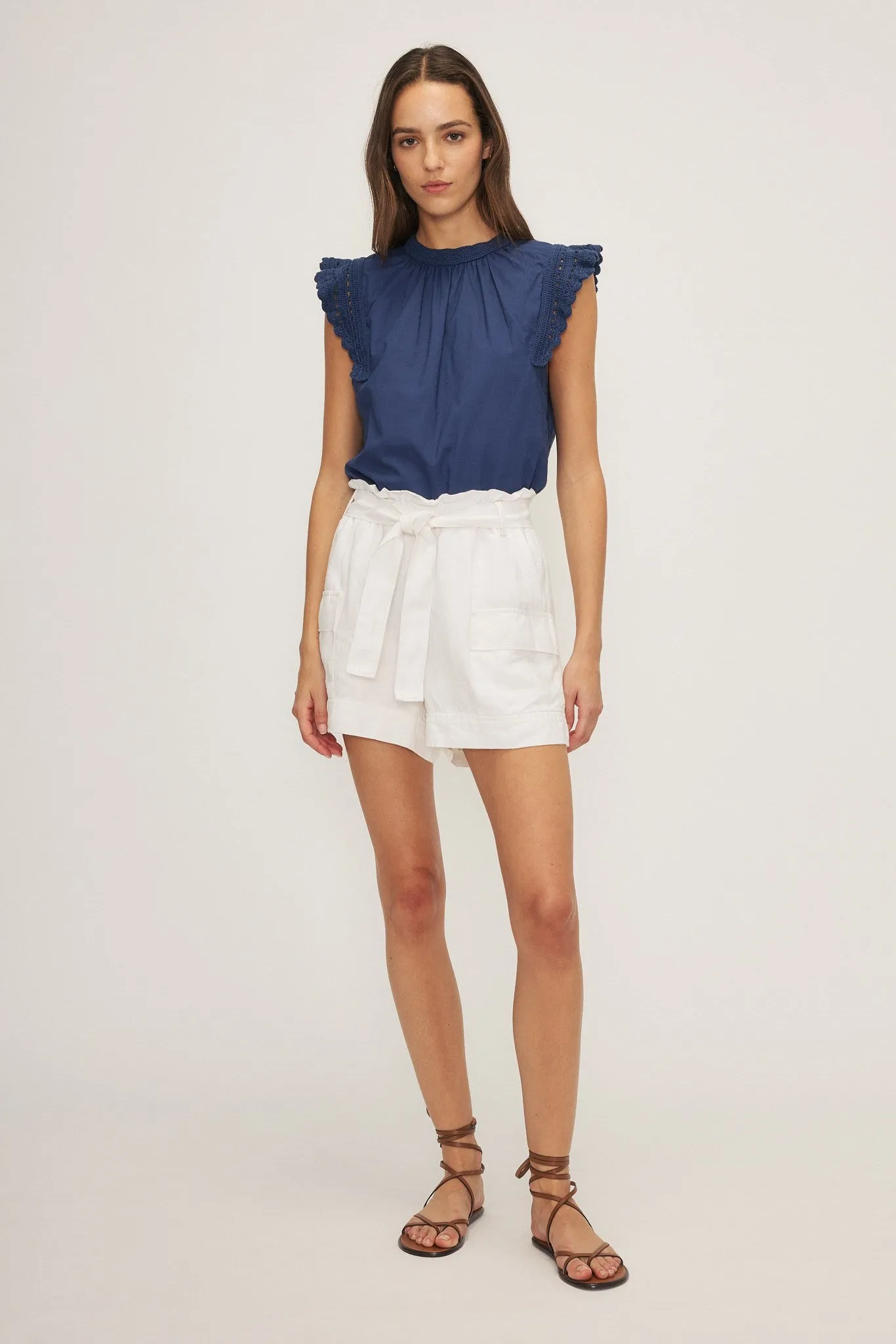 SPENCER SHORT-White sold by MELISSA NEPTON