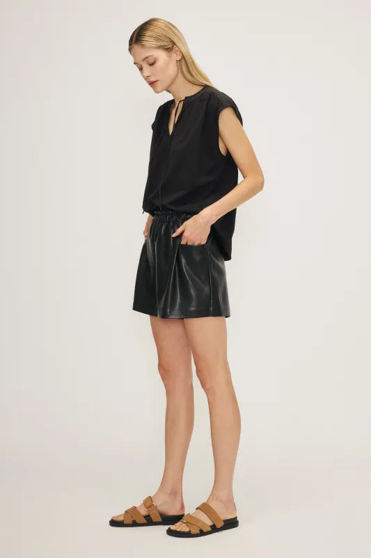 HUDSON SHORT-Black sold by MELISSA NEPTON