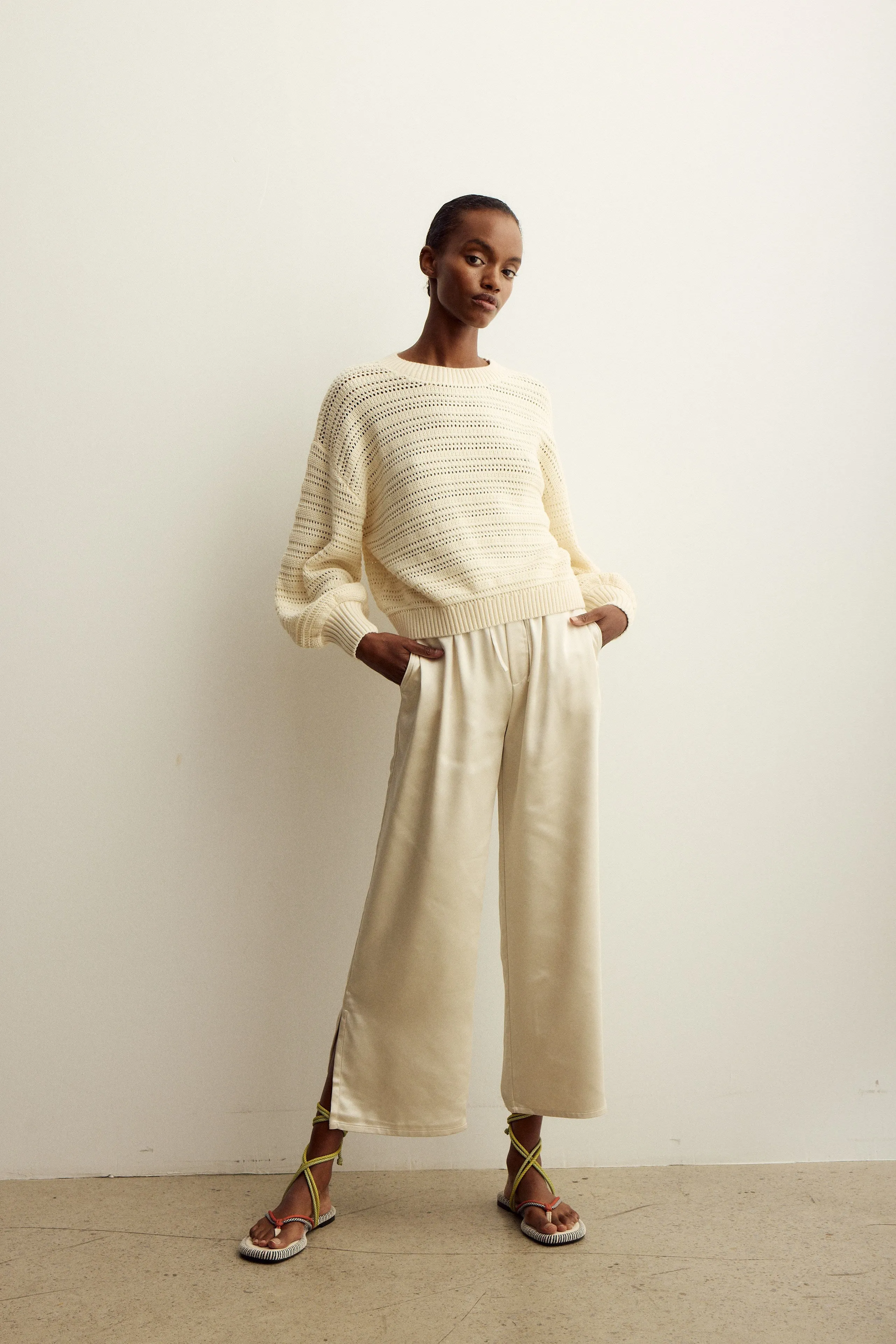 TALHA PANT-Cream sold by MELISSA NEPTON