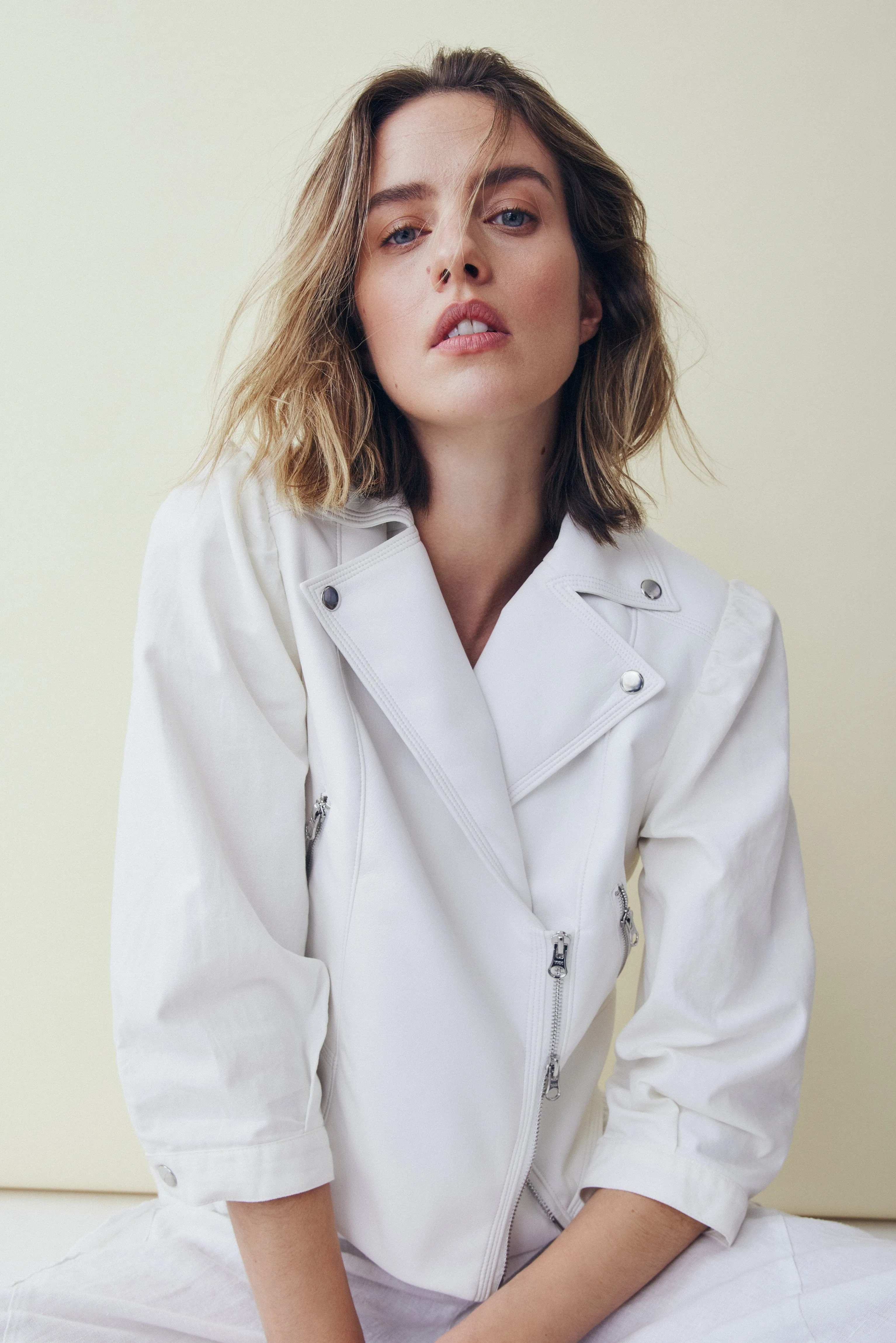 CLOVER JACKET-Off white sold by MELISSA NEPTON