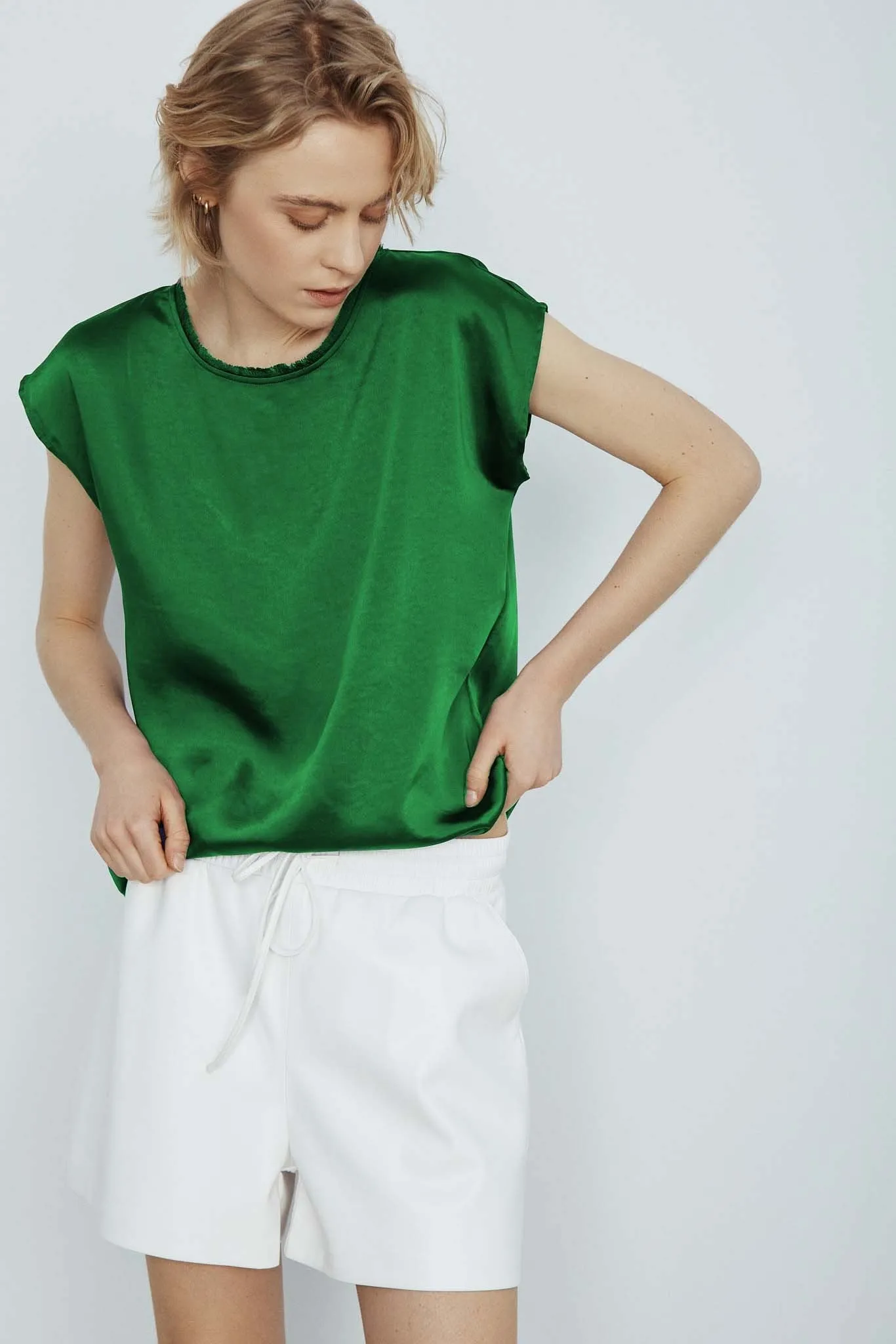 WILLOW TOP-Exotic green sold by MELISSA NEPTON