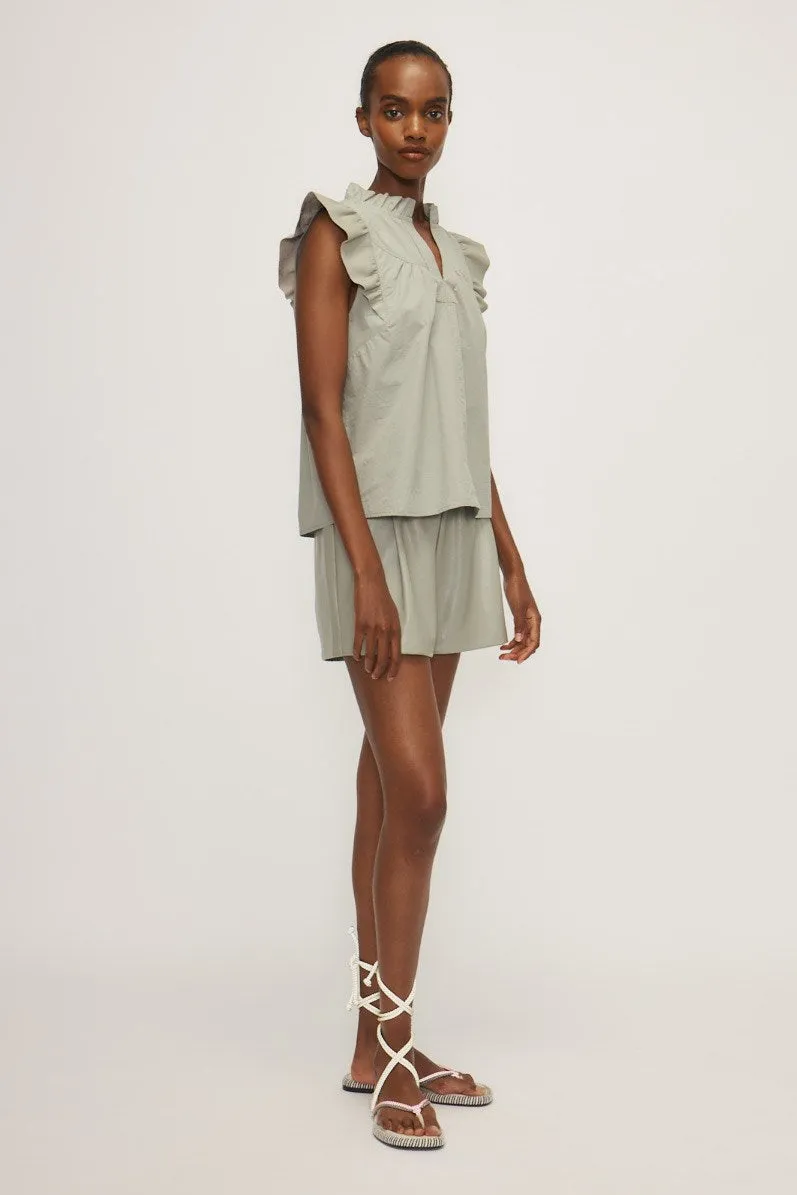 LIANA BLOUSE-Lt sage sold by MELISSA NEPTON