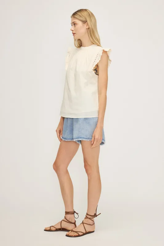JOLENE BLOUSE-Cream sold by MELISSA NEPTON