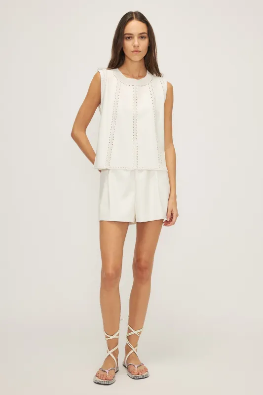 BYRON TANK TOP-Off white sold by MELISSA NEPTON