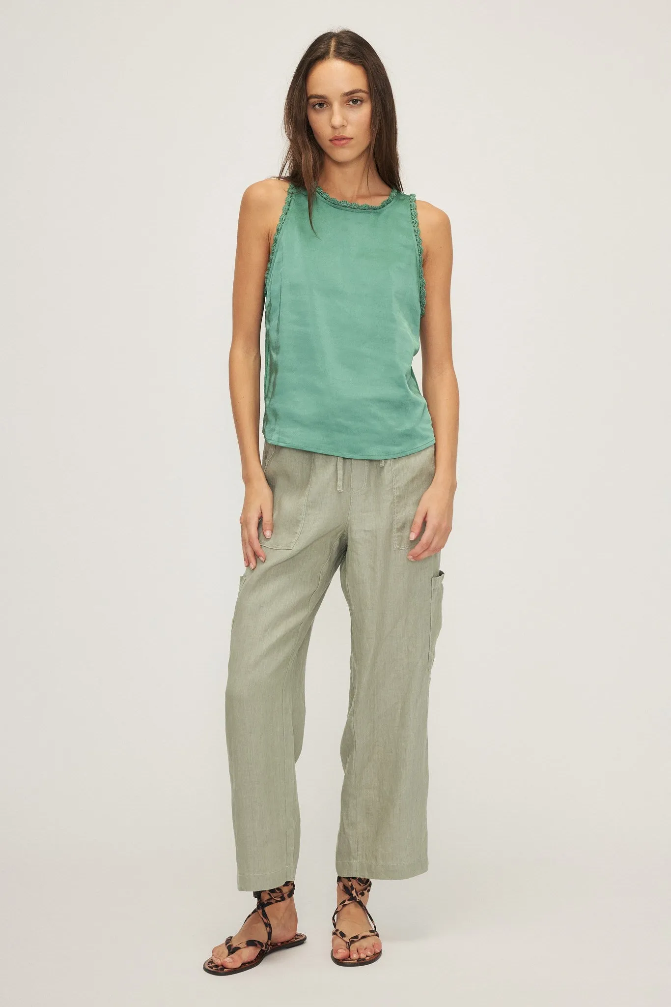 KELSI TOP-Exotic green sold by MELISSA NEPTON