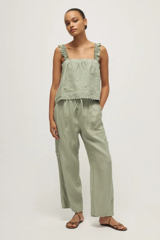 ANNY TANK TOP-Soft khaki sold by MELISSA NEPTON